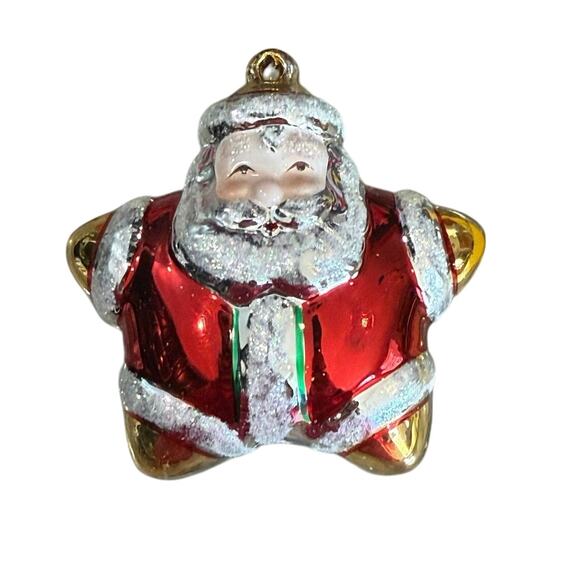 Vintage Heirloom Collection Santa Ornament Carlton Cards Star of the Season 10th - Picture 8 of 16